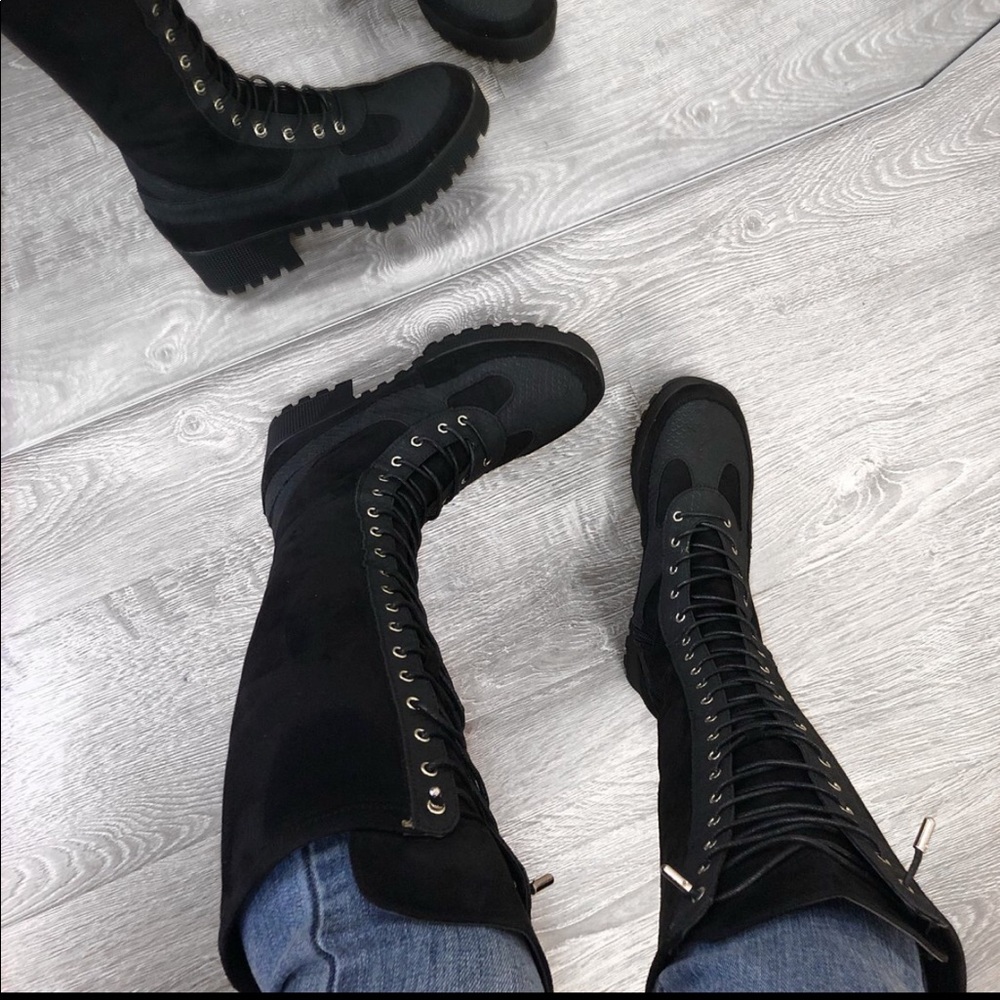 “Sammy” Combat boots / Lauras Boutique